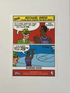 2004-05 Topps Bazooka Comics Michael Redd #6 Milwaukee Bucks seltene Insertkarte - Bild 1 von 2