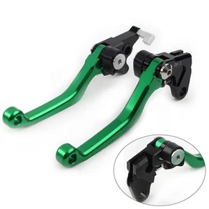 Drehpunkt Bremse Kupplung Hebel Für Kawasaki KLX250 D-TRACKER 1993-1997 grün - Picture 1 of 6