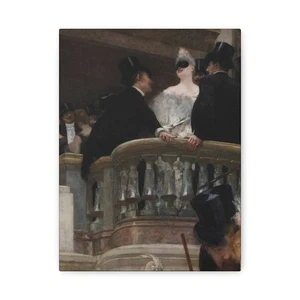 Henri Gervex (1852-1929) Masked Ball at the Opera, Paris 1886 - Canvas Wall Art - Picture 1 of 21
