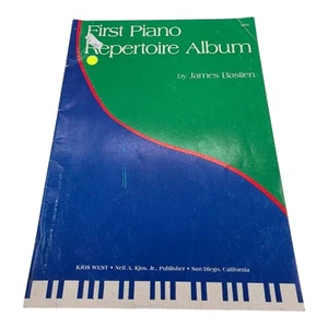First Piano Repertoire Album Sheet Music by James Bastien 1981 Kjos Music - Picture 1 of 4