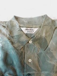 Brooks Brothers Polo Shirt Cotton Size Medium Green NEW - Picture 1 of 5