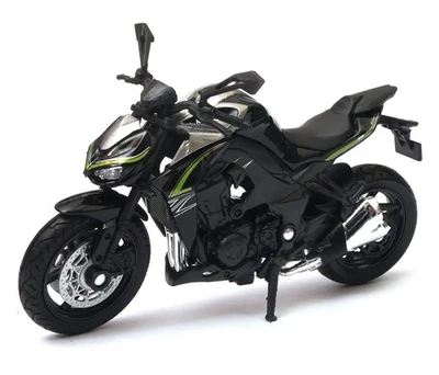 2017 Kawasaki Z 1000 R Sports Motorcycle Model Diecast 1:18 Welly No Perfect Box - Image 1 of 4