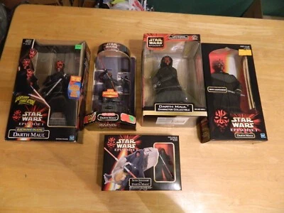 Star Wars Episodio I 1998 Darth Maul Lote 5: 12" Figuras, Electrónicas y Giratorias Foto 1 de 4