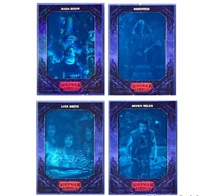 Stranger Things Zerocool inserti incorniciati capovolti Steve Dustin Eddie Nancy - Foto 1 di 24