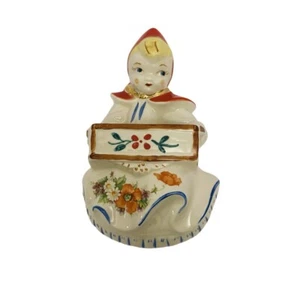Vintage Hull Little Red Riding Hood Wall Pocket Vase/Planter 1940's (M2). - Picture 1 of 8