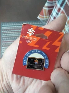 NEU Anstecknadel SALT LAKE CITY 2002 Johannes Täufer Schule Olympia Olympia Maskottchen - Bild 1 von 7