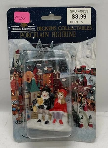 Dickens Collectables Christmas Village Accessory CHILDREN DOG Dollhouse F31 - Picture 1 of 7