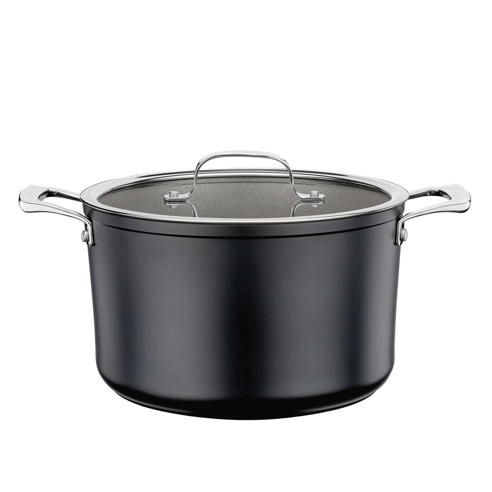 SPRING Fleischtopf MERIDIAN Antihaftbeschichtet Glasdeckel 24 cm 5,8 Liter INDUK - Bild 1 von 1