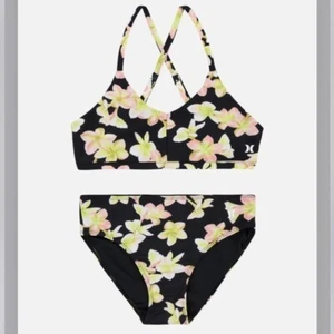 Hurley Girls Swim Hurley X Carissa Moore Aloha Hibiscus Bikini Set size XL 13-15 - Picture 1 of 16