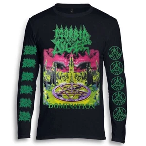 Morbid Angel "Domination" Long Sleeve Black T-Shirt death deicide - Picture 1 of 7