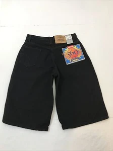 NWT VTG New Levis 560 Denim Jean Short Boys Size 14 Regular Fit Orange Tab 90s - Picture 1 of 12