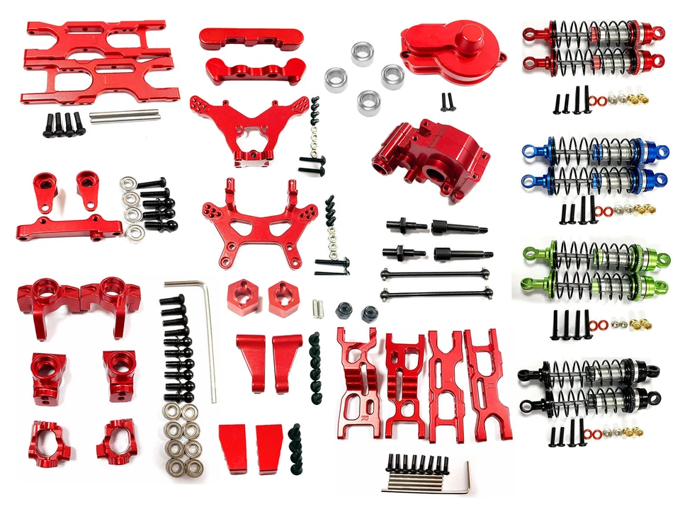 Brazo de aleación/bloque de rueda hágalo usted mismo piezas de actualización para Rc Losi 1/18 Mini-T 2.0 1/16 Mini-B Foto 1 de 1