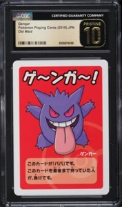 2019 Pokemon Japanese Playing Cards Old Maid Gengar CGC 10 PRISTINE - Picture 1 of 2