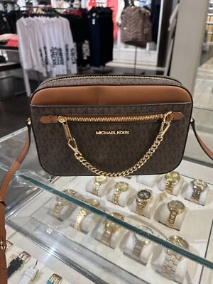 Michael Kors PVC o Cuero Bandolera Bolso de Mano Mensajero Bolso de Hombro Cartera Foto 1 de 4