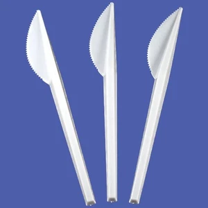 Plastikmesser 16,5cm 100-2000 Stück Einwegbesteck Einwegmesser Plastikbesteck - Bild 1 von 5