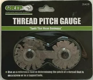 Thread Pitch Gauge SAE 4-42 & METRIC .25 - 5.5 - Picture 1 of 4