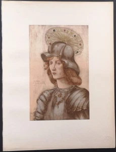 Jeanne Jacquemin. Saint-Georges. Estampe originale. L'Estampe Moderne. 1898 - Picture 1 of 1