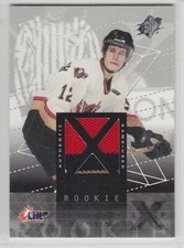 2000-01 UD SPX JORDAN KRESTANOVICH RC JERSEY 3 CLR GAME USED Rookie Upper Deck