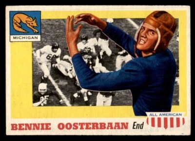 1955 Topps All American Football #80 Bennie Oosterbaan VG/EX *g1 - Image 1 of 2