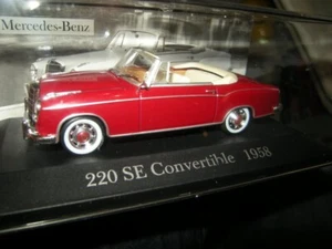 Pontón descapotable 1:43 Ixo / Altaya Mercedes-Benz 220 SE 1958 en VP - Imagen 1 de 1