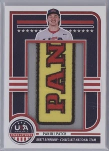 BRETT RENFROW 2025 Panini USA Stars & Stripes PANINI PATCH TAG RC 1/1 Hokies #CW - Picture 1 of 2