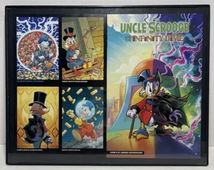 Uncle Scrooge & The Infinity Dime Wall Art Framed 11”x 14” - Picture 1 of 4