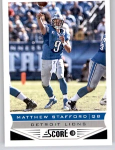 2013 Score Matthew Stafford NFL PWE Base Card Matt Lions #68 - Bild 1 von 2