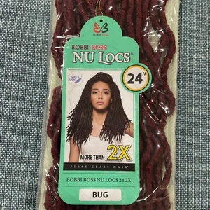Bobbi Boss Nu Locs Hand Made Pre Made Loop Interlocking 24" Bug - Picture 1 of 7