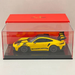 AI MODEL 1/18 Porsche 992 GT3 RS AMARILLO Colección Alta Calidad Coche Modelo Resina - Imagen 1 de 11