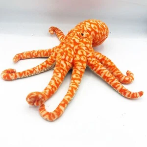 Adventure Planet Orange Octopus Plush Animal - Picture 1 of 8