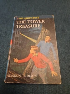 Vintage Hardy Boys Tower Treasure #1 Matte Picture Cover 1959 - Bild 1 von 8