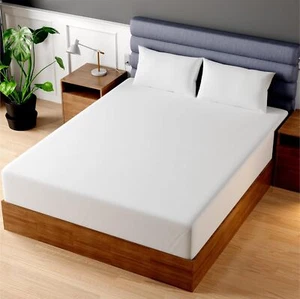 Superity Linen Cotton Fitted Sheet - Picture 1 of 116