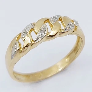 1 Ring 585/-, mit Diamanten, Größe: 56, 2,36g - Bild 1 von 1