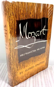 MOZART HIS CHARACTER HIS WORK by Alfred Einstein 1st Edition 8th Printing VG! - Picture 1 of 6