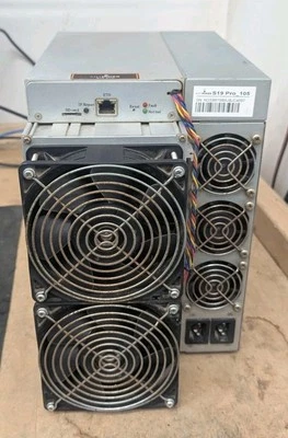 Bitmain Antminer S19 Pro 105TH/s Bitcoin Miner Crypto ASIC 105T Vnish Firmware! - Image 1 of 4
