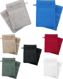 4Pcs 100%Cotton Body Wash Mitts Soft Face Cleansing SPA Terry Glove Reusable - Picture 1 of 9