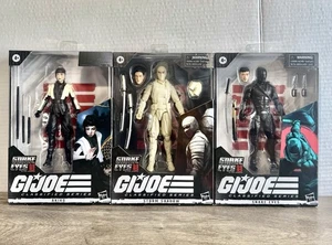 G.I. Joe Classified Konvolut 3 Figuren Snake Eyes, Storm Shadow und Akiko Neu - Bild 1 von 16