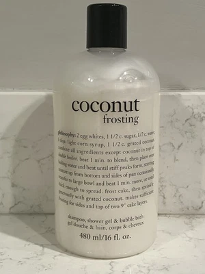 Philosophy Coconut Frosting Shampoo Shower Gel & Bubble Bath 16 oz - Image 1 of 4
