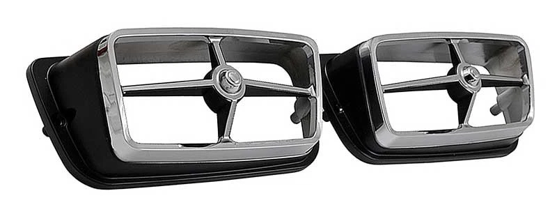 1969-74 Ford/Mercury; Maverick/Cougar/Comet; Park Lamp Bezels; LH And RH - Image 1 of 1