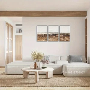 3pcs Vintage Wall Art Posters Antique Metal Print Ready to Hang Art - Foto 1 di 6