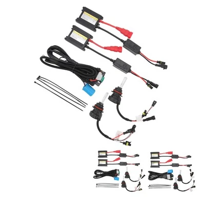 H4 55W Xenon Bulb Kit 5500LM High Low Beam Headlight Conversion Kit DC12V - Image 1 of 4