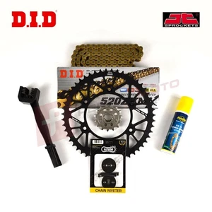 DID ZVMX JT Racelite 520 Pitch Chain Sprocket Kit for Kawasaki ZX10R / RR 21-22 - Picture 1 of 2