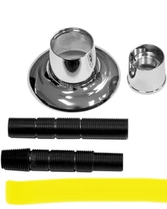 Danco Chrome Universal Tub Shower Flange & Nipple #10311 - Picture 1 of 8