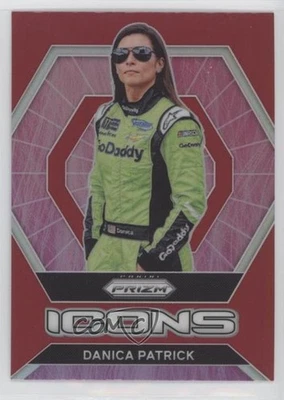 2022 Panini Prizm Icons Red Prizm Danica Patrick #86 - Image 1 of 2