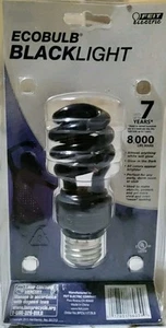 Ecobulb Black Light Glow In The Dark Bulb - Picture 1 of 2