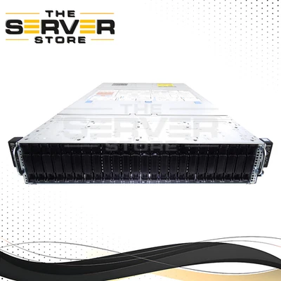 Dell C6420 4-Node 8x Gold 6148 2.4GHz 20C 512GB 24x Trays 2x 10GbE Rails - Image 1 of 3