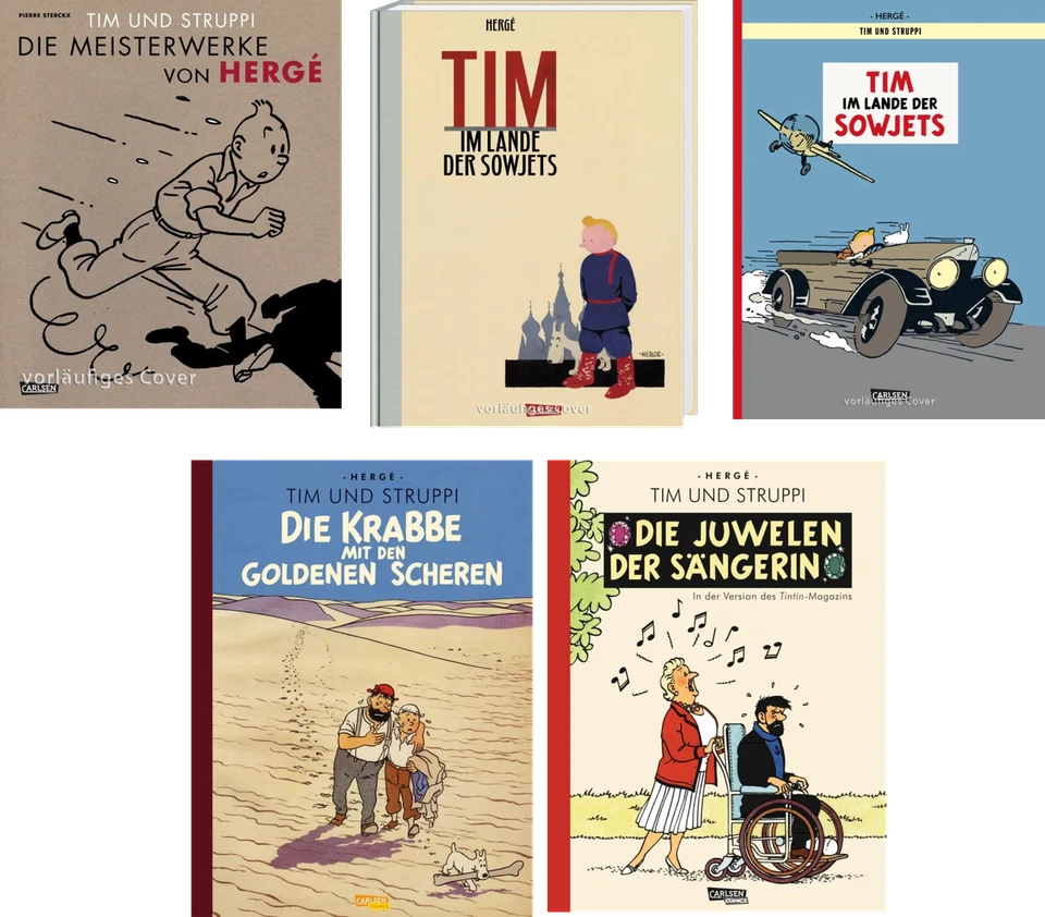 Tim und Struppi - Sonderausgaben - Carlsen Comics, Hergé