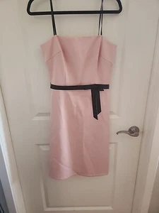 Laundry by Design Womens Dress Pink Silk Empire Waist Spaghetti Straps Size 6NWT - Picture 1 of 5