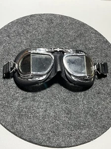original Halycon englische Flieger Motorrad Pilotenbrille BS4110 Vintage WW2 - Bild 1 von 4