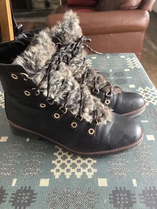 evans 7eee black boots in a very good used condition - Picture 1 of 5